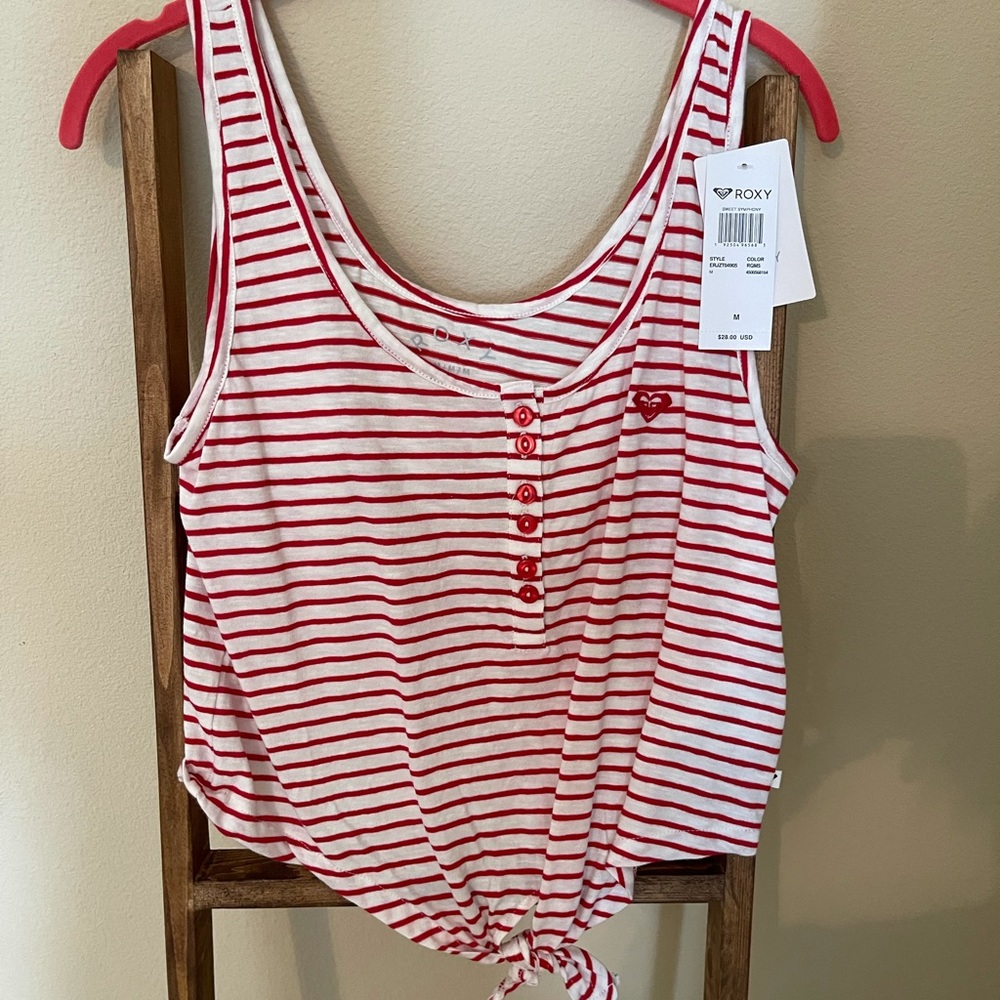 Roxy Sweet Symphony Cropped Tank NWT